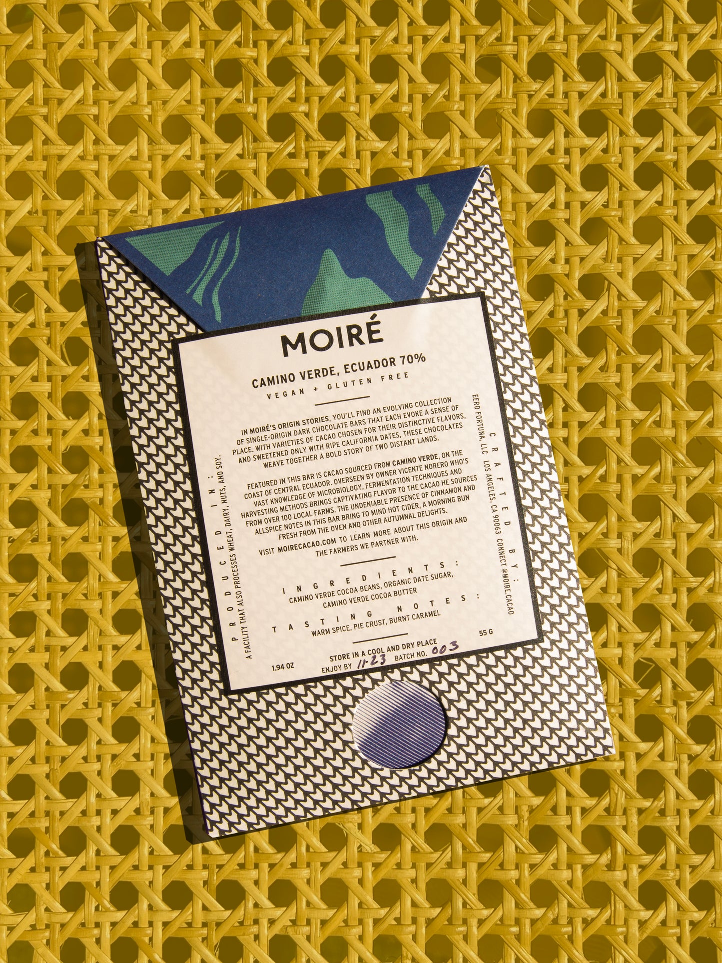 CAMINO VERDE, ECUADOR 70% DARK CHOCOLATE