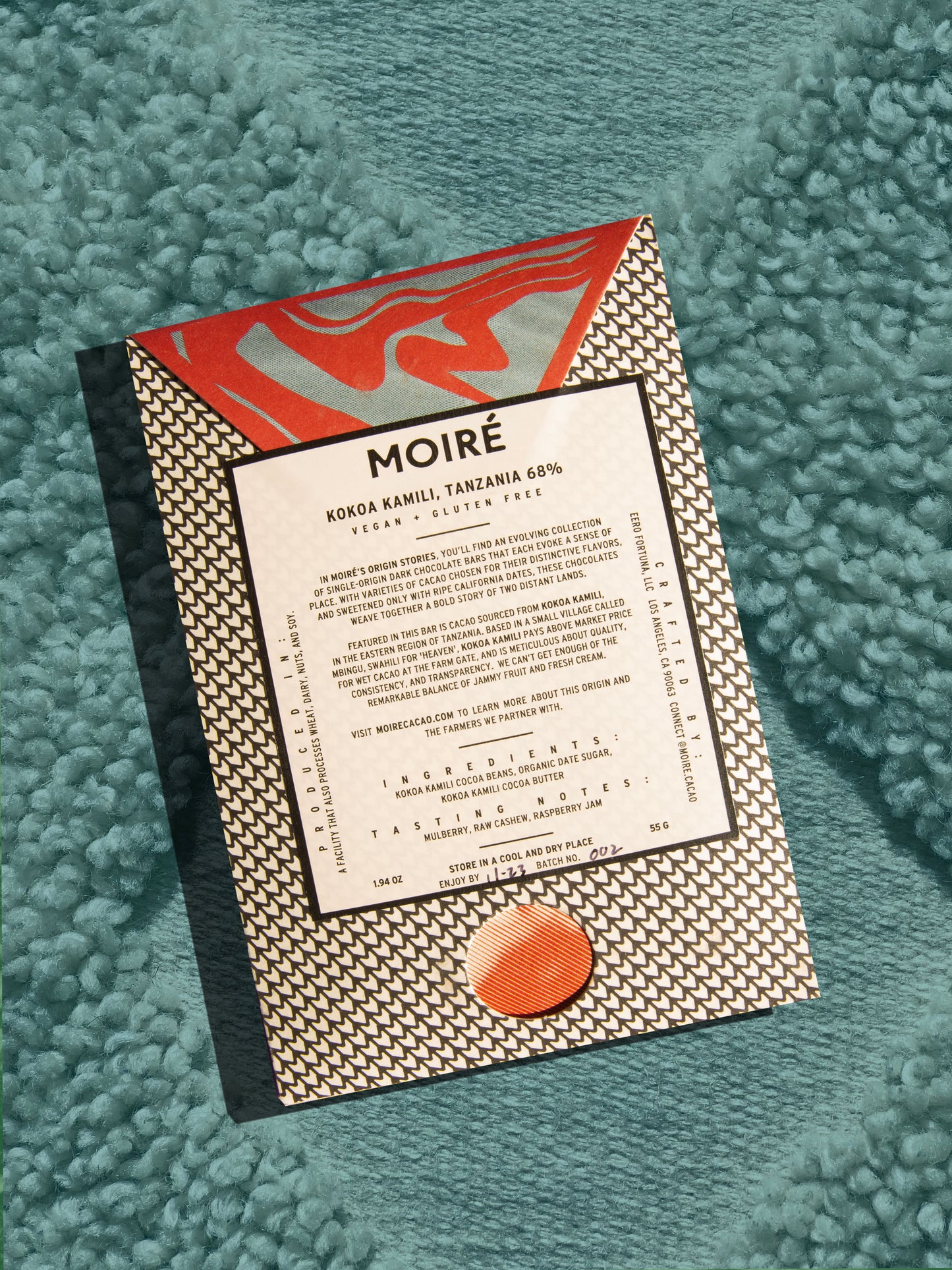 KOKOA KAMILI, TANZANIA 68% DARK CHOCOLATE